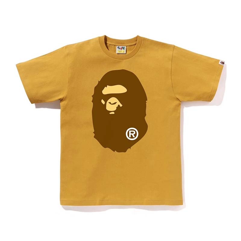 Bape Big Ape Head Tee 黃色 猿人 短袖 BAPE-469CM [台灣現貨]