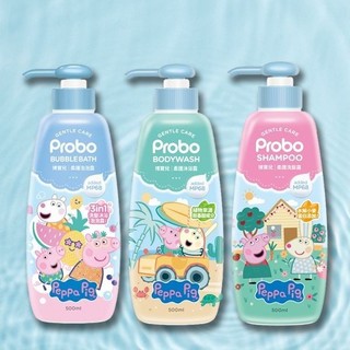 博寶兒 Probo 佩佩豬 柔護 洗髮露 沐浴露 泡泡露 500ml 洗髮精 洗髮乳 沐浴乳【小髮廊】 D946918