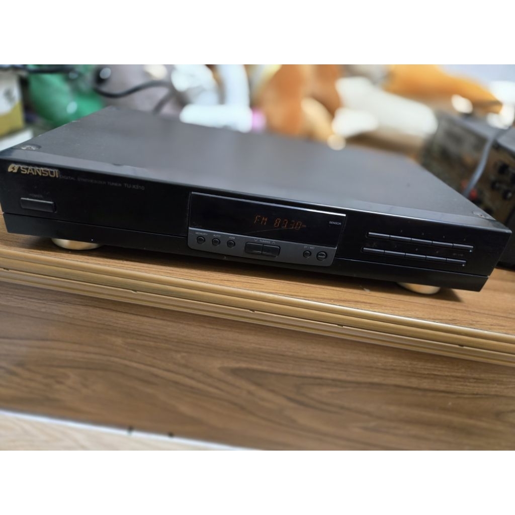 SANSUI 立體聲調協器 TU-X310 (純插電按按鍵正常！無做其他相關配備測試！)~