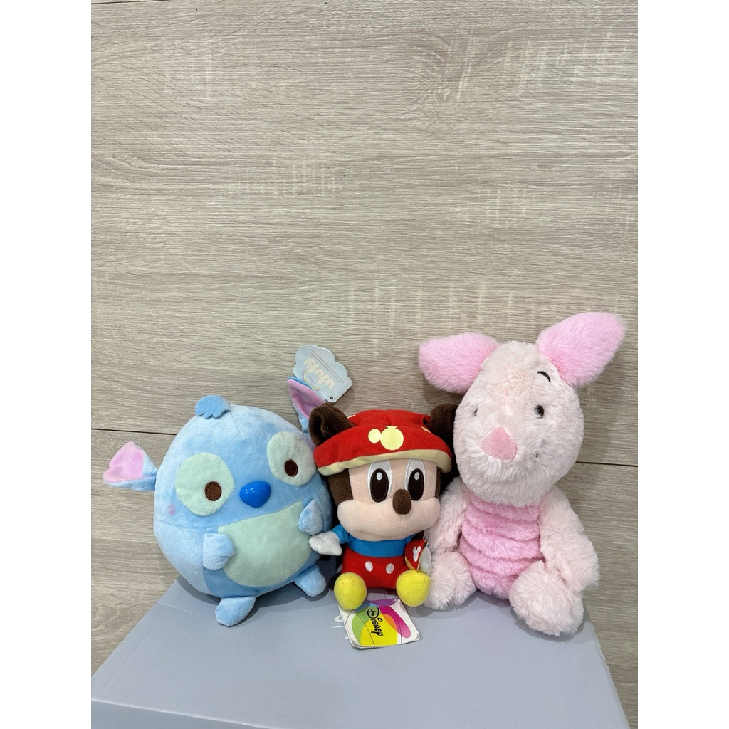🩷便宜賣🩷 米奇 史迪奇 蠟筆小新 可達鴨 喬巴 CareBears 海賊王  迪士尼 寶可夢 可愛小熊 玩偶 娃娃