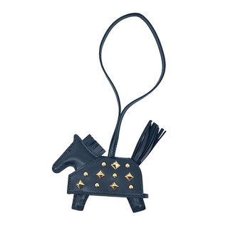 Hermes 愛馬仕 RODEO ROCK搖滾系列 手工羊皮吊飾(小/黑)｜100%原廠真品｜JS Maxx官方旗艦館