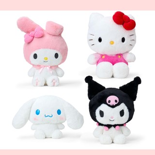 日本正版 三麗鷗 凱蒂貓 kitty 美樂蒂 大耳狗 庫洛米 酷洛米 經典 絨毛娃 L號 娃娃 布偶 玩偶 禮物
