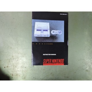 B61《Super Nintendo Entertainment System Instruction Manual》｜