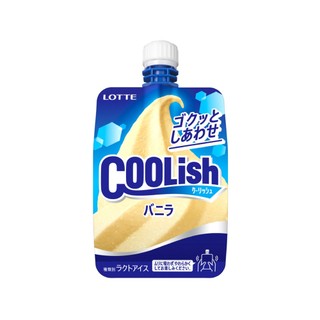 LOTTE樂天 Coolish酷立吸 冰淇淋 140ml（冷凍）【Donki日本唐吉訶德】