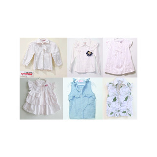 女童 常春藤 IVY HOUSE 白色長袖襯衫 HELLOKITTY 三壘手 mido liya無袖襯衫 短袖襯衫