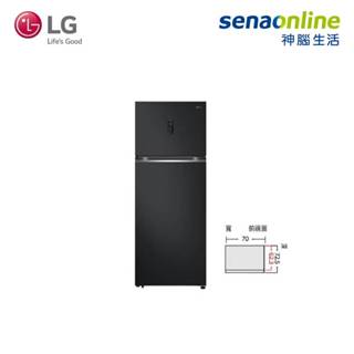 LG GN-HL460EB 461L 直驅變頻雙門冰箱 夜墨黑 神腦生活