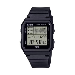 CASIO 卡西歐 世界地圖數位電子錶 鬧鈴 碼表 LED照明 計時器 世界時區 四色 黑/藍/軍綠/米白 LF-30W