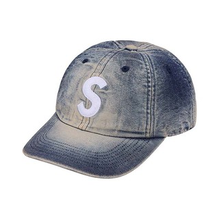 Supreme Cordura Denim S Logo 6 Panel 丹寧老帽 帽子 藍色 SS25H90-DH