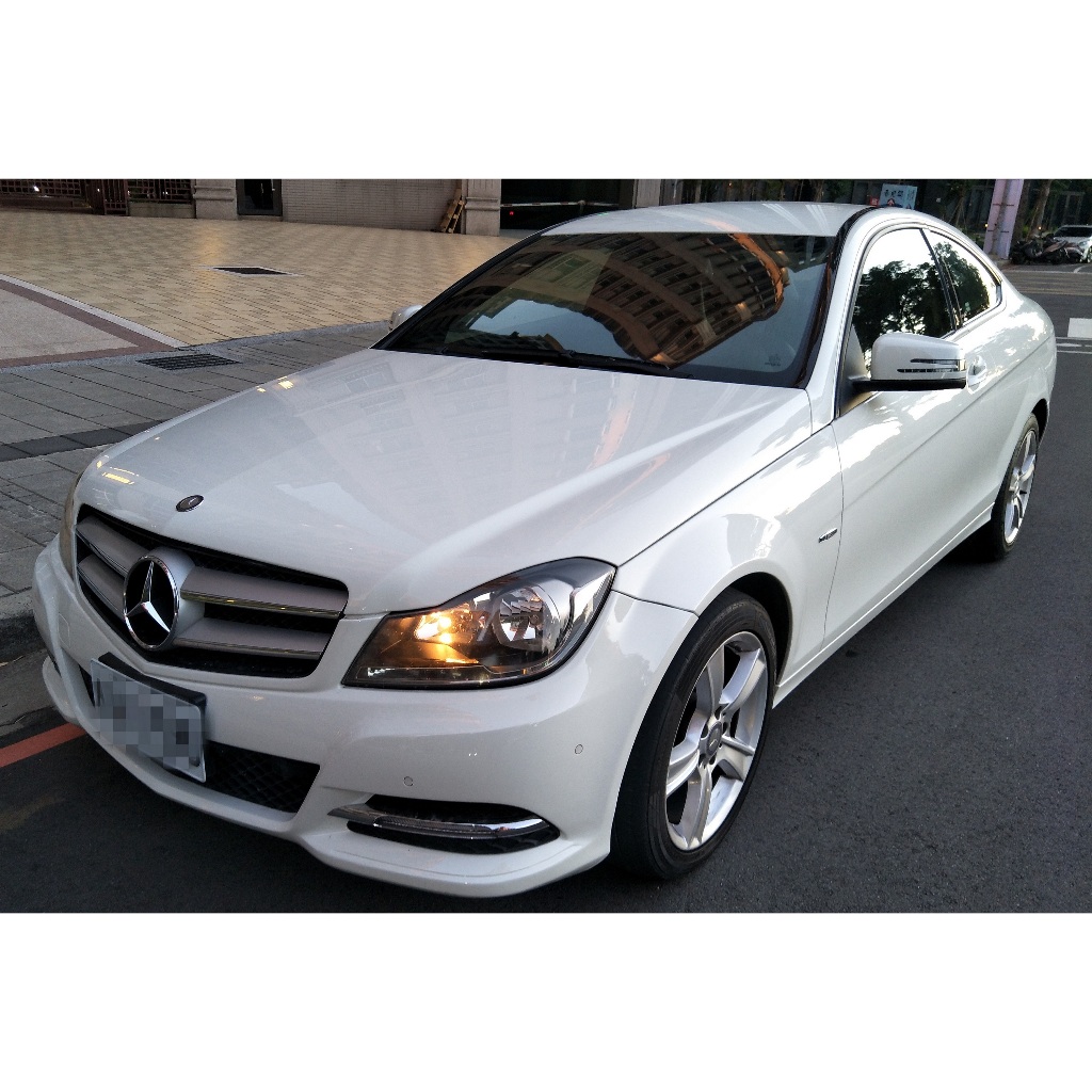 中古車 2012 C180 賓士 BENZ 1.8L 白色 雙門 代步 專賣 二手 自用 國產 進口 二門 三門 低稅金