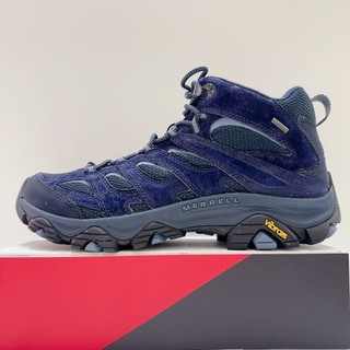 MERRELL MOAB 3 GTX 男生 藍色 防水 黃金大底 中筒 戶外 登山鞋 ML037733