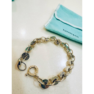 [免運降價求售] Tiffany & Co. 手鍊 手鏈 手環 1837 專櫃正品近全新 已送洗 含防塵袋外盒