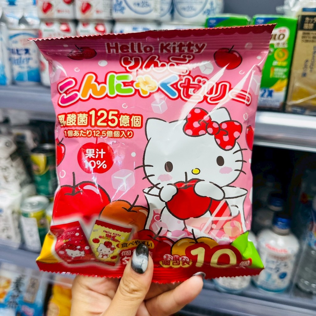 【星星好物】快速出貨 日本 Hello Kitty 蘋果蒟蒻 乳酸菌蒟蒻 果凍 蒟蒻果凍