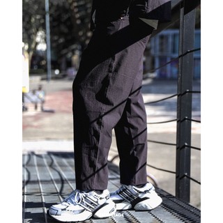 PALLADIUM GLOBAL LINE 黑色 乾爽 拉鍊 寬鬆 防潑水 錐形 長褲 男女款【1011534-008】