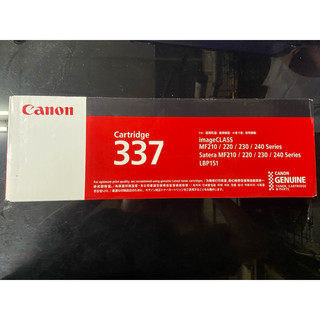 CANON CRG-337 CRG337 337 原廠黑色全新盒裝碳粉匣 MF212w, MF216n, MF229dw