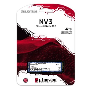 金士頓 Kingston SNV3S/4000G 4TB Gen 4 PCIe NV3 SSD 固態硬碟