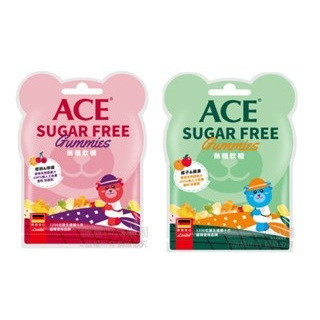 🔥10倍蝦幣回饋 最高優惠=9折🔥ACE ZERO SUGAR 無糖Q軟糖 40g/袋 (蘋果橘子/櫻桃檸檬)