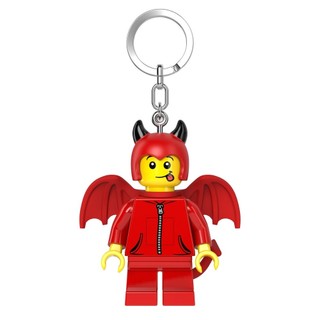 樂高鑰匙圈 小惡魔鑰匙圈燈 LED燈 人偶手電筒 人偶造型鑰匙圈燈 手電筒 車鑰匙 禮物 COCOS LG320