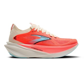 【BROOKS】Hyperion Max 3女加速型避震緩衝運動鞋『紅/白』120455 戶外 露營 登山 健行 休閒