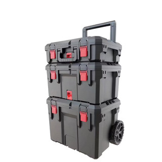 FOX SAW [拉桿輪胎箱] 重型堆疊配套工具箱 耐重120Kg IP65防水工具箱 堆疊工具箱 拉桿輪胎工具箱