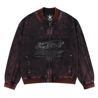 Unknown London WASHED DENIM BOMBER 棒球 外套 牛仔 棒外 夾克 正品 現貨
