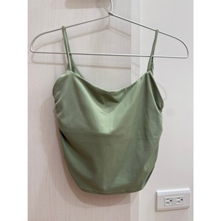 【現貨、快速出貨】Addicted 必須試試Plus版側抓皺 bra top(酪梨綠色)