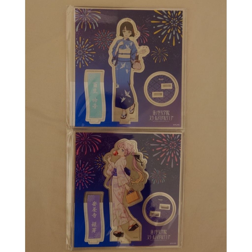 ラブライブ LoveLive 蓮ノ空 蓮之空女學院學園偶像俱樂部 北國花火大會 壓克力立牌（百生吟子/安養寺姬芽）