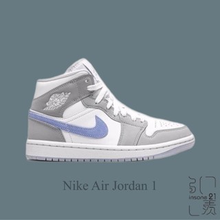 NIKE AIR JORDAN 1 MID"WOLF GREY" 灰紫勾 BQ6472-105