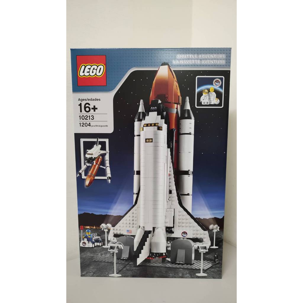實品如圖  全新未拆封 2010年 絕版品 樂高 LEGO 10213 太空梭