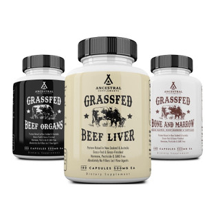 【大牌嚴選】現貨Ancestral Grass Fed Beef Liver 草飼牛肝/牛脾/牛腦/全臟器精華/活性骨骼