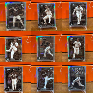 2025 Topps Chrome Baseball Sepia 閃球員卡