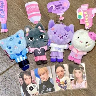 全新未拆 aespa娃娃 2025檯曆後續棉花娃娃 Karina Winter Giselle 寧藝卓 娃娃 公仔鑰匙扣