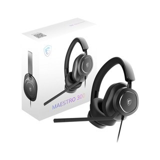 MSI微星 Maestro 300 輕量化有線電競耳機/USB-C/多平台支援