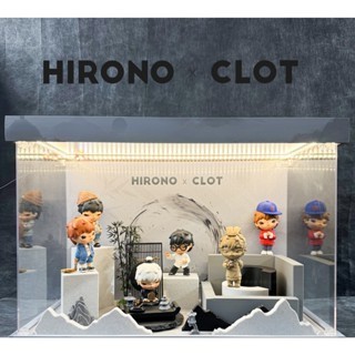 POPMART 泡泡瑪特 小野Hirono x CLOT系列 盲盒展示盒 手辦收納 亞克力收納 場景展示盒