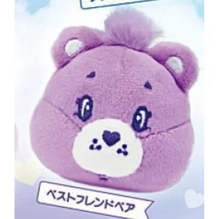 Care Bears 大臉玩偶吊飾 扭蛋 紫色款正版