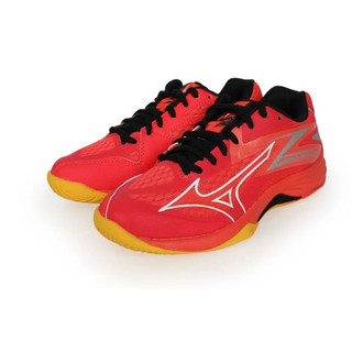 MIZUNO LIGHTNING STAR Z7 JR. 男兒童排球鞋 (V1GD230302) 螢紅黑白銀