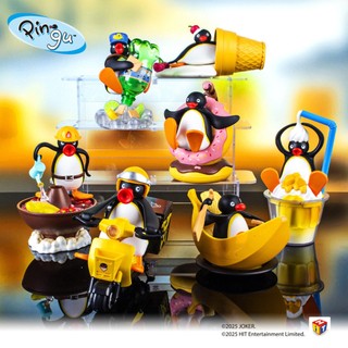 Pingu企鵝家族-驚喜美食場景系列公仔2 驚喜蛋 盒玩 公仔 模型 正版
