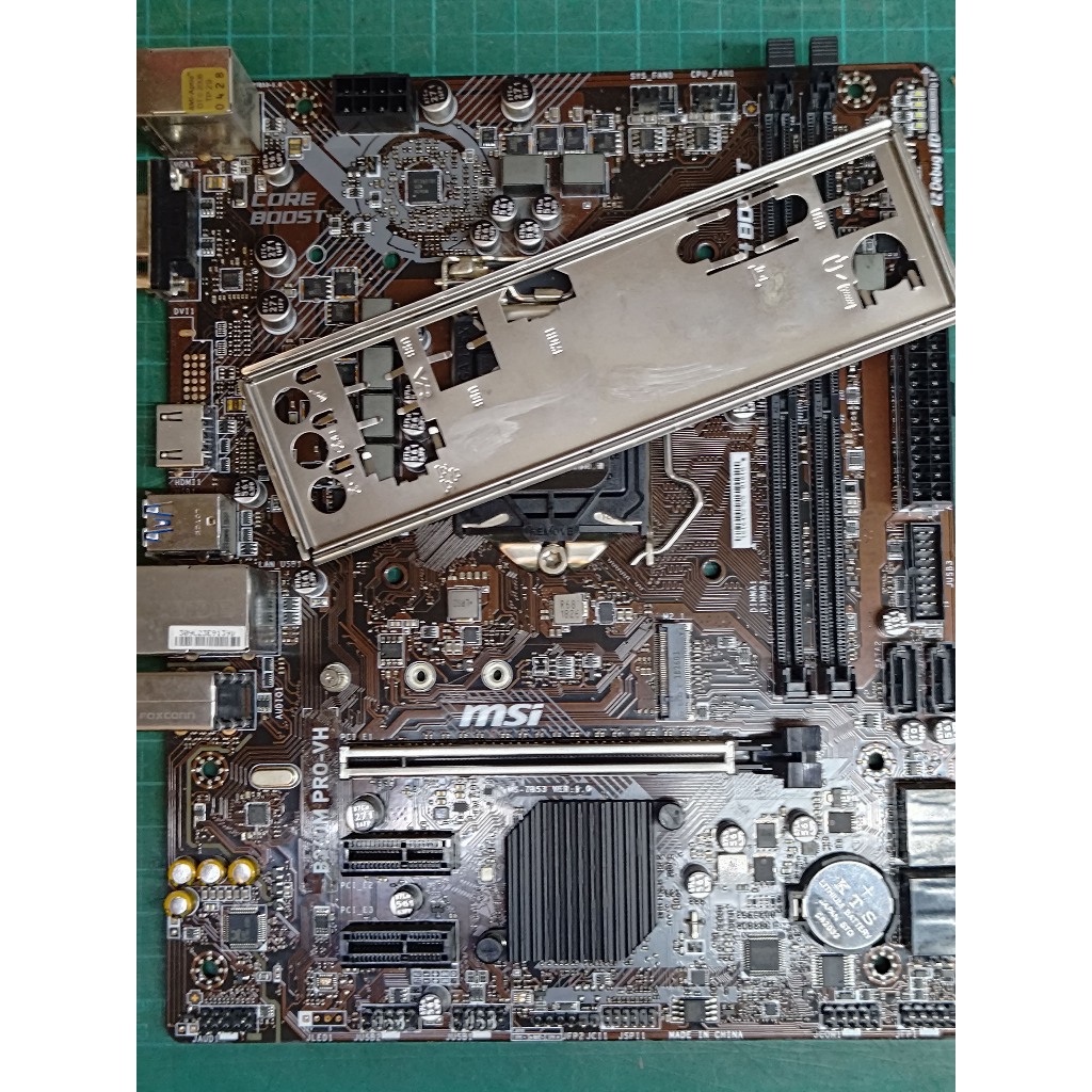 知飾家 二手良品 MSI B360M PRO-VH 主機板 附檔板