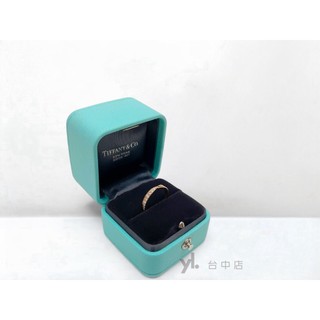 Tiffany 750玫瑰金鑲鑽Harmony戒指60004607 (台中店)