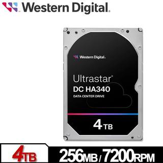 (先詢問貨況) WD Ultrastar DC HA340 4TB 3.5吋企業級硬碟(0B47076) (台灣本島免運