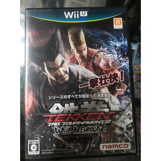 WII U 鐵拳 TT 2 日文版 二手遊戲 WII主機不可讀取