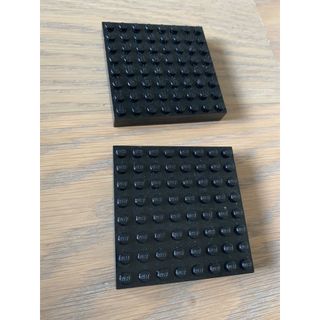 二手 樂高 LEGO 黑色 厚底板 8*8 每個99