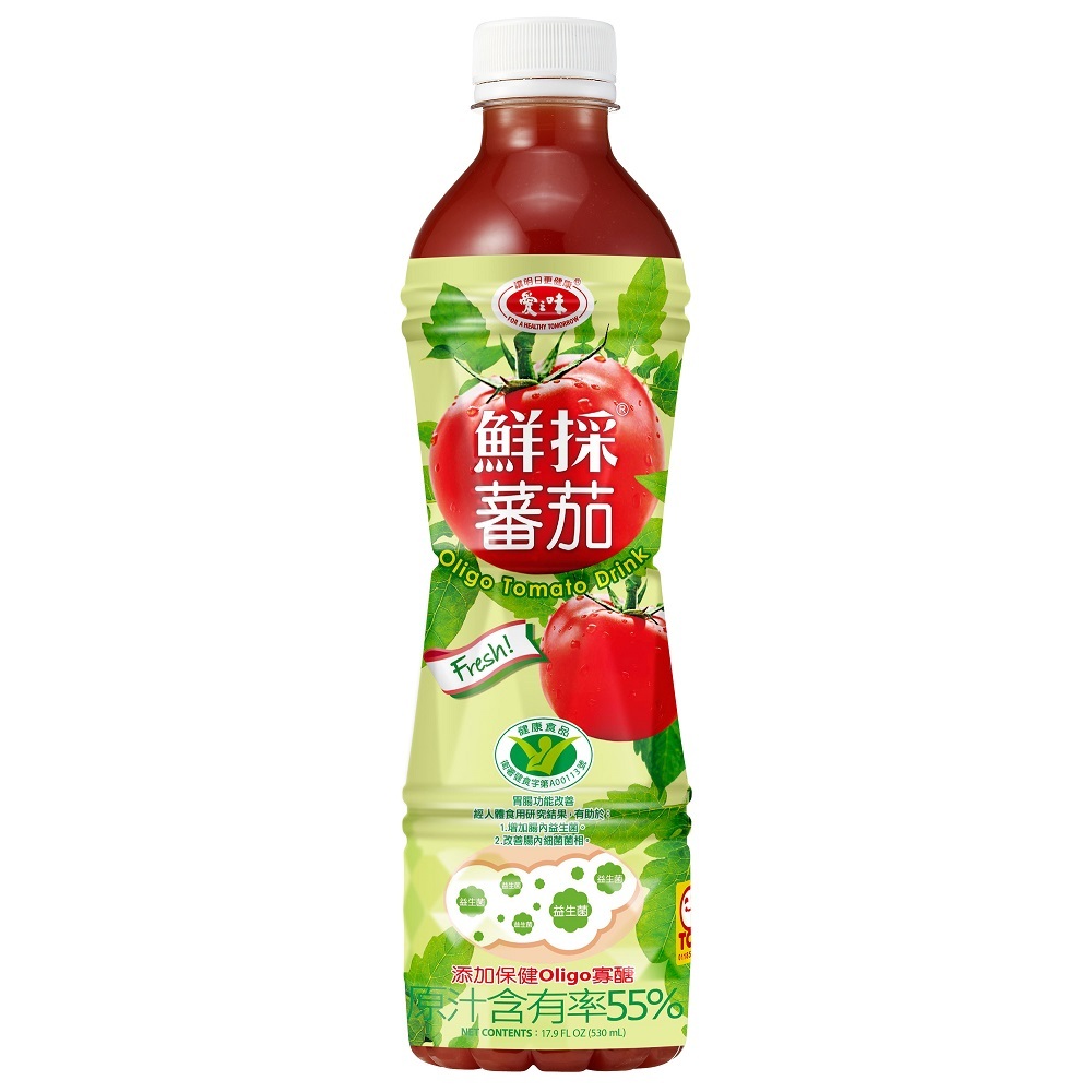 【愛之味】鮮採番茄汁(OLIGO保健)(530ml x 24入/箱)