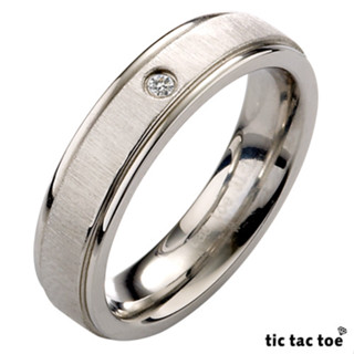 tic tac toe OUTLET精選 砂之戀白鋼女戒指 現貨