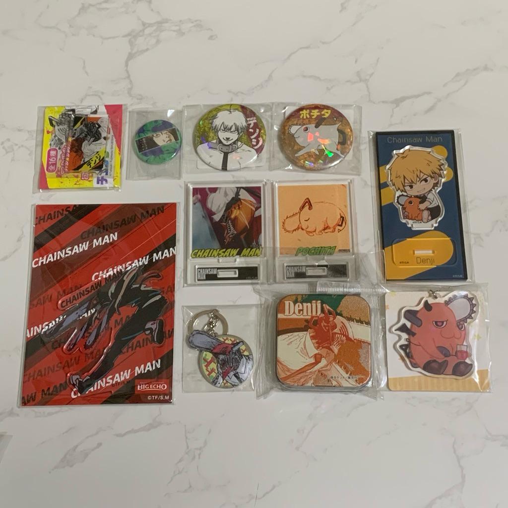 ꒰ 現貨 不定期上新 ꒱ 鏈鋸人 淀治 電次 波奇塔 立牌 徽章 吊飾