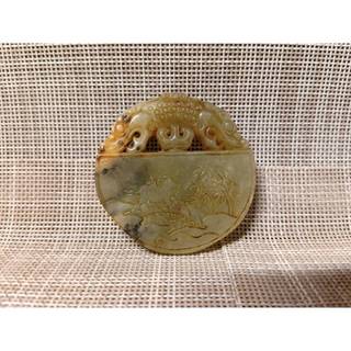[老玉] 乾隆十牛尋歸禪意玉/玉珮/老玉/藝品