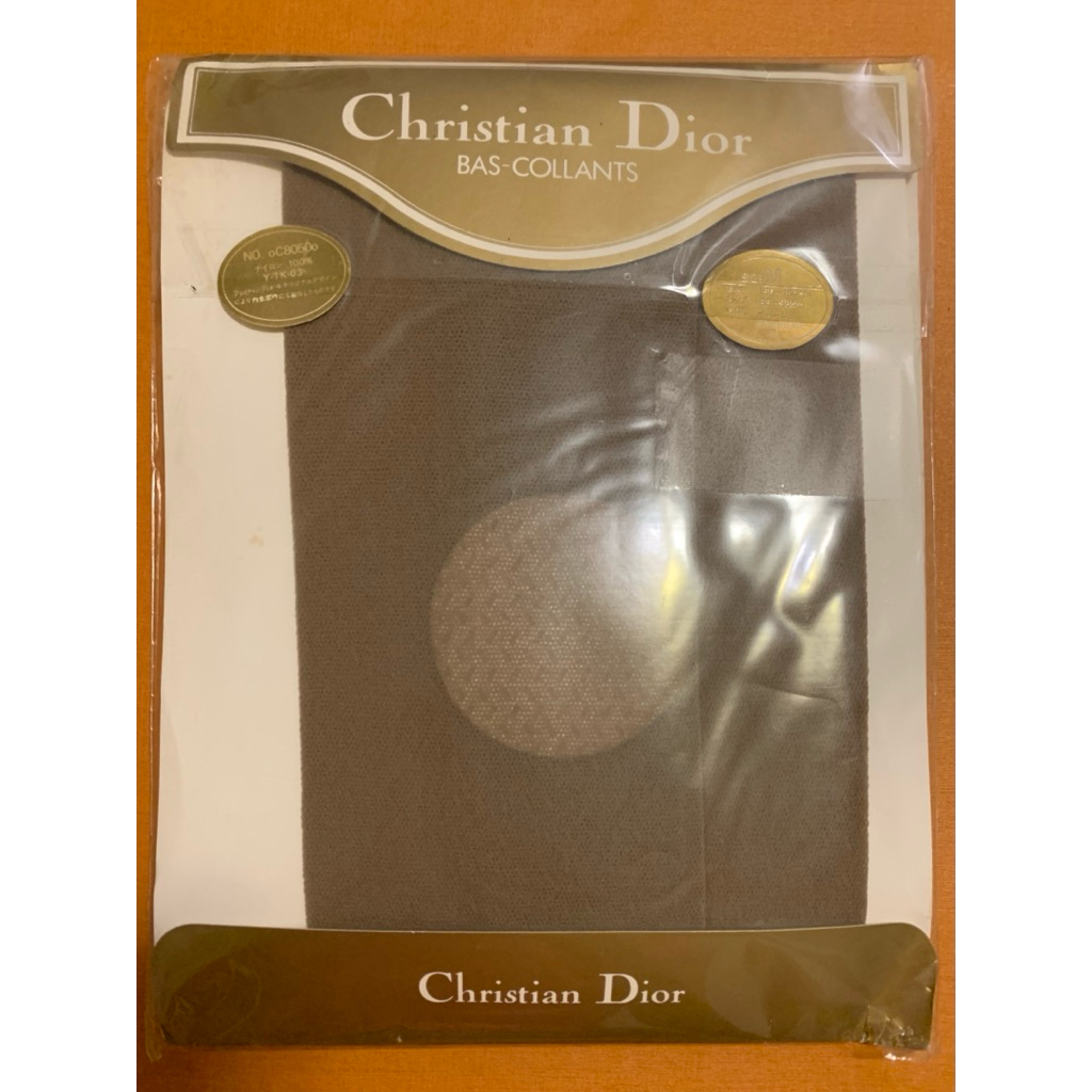 空姐不私藏❤️  Christian Dior CD 圖紋 彈性絲襪 褲襪 健康膚色 日本製   全新 閑置 包裝微瑕