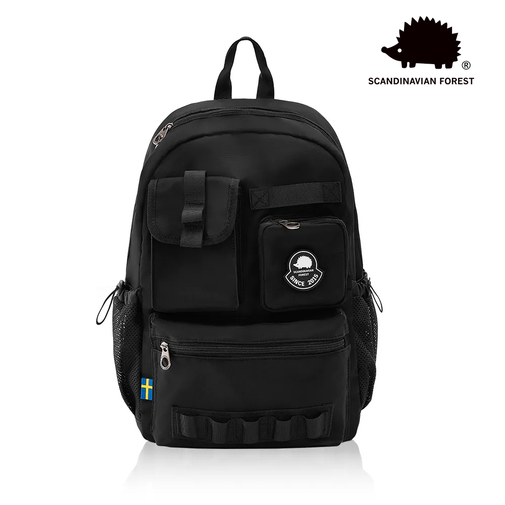 北歐小刺蝟-319木星輕旅多功能後背包 單肩包 雙肩包 肩背包 筆電包 行李箱掛帶 防滑 魔鬼氈 排汗加厚氣墊