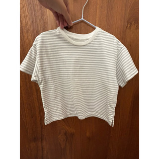 Uniqlo AIRism條紋短T 90cm