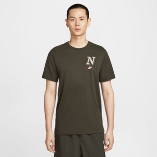 【NIKE】AS M NSW TEE CLUB NEO VARSITY 棕綠 HQ9165-355