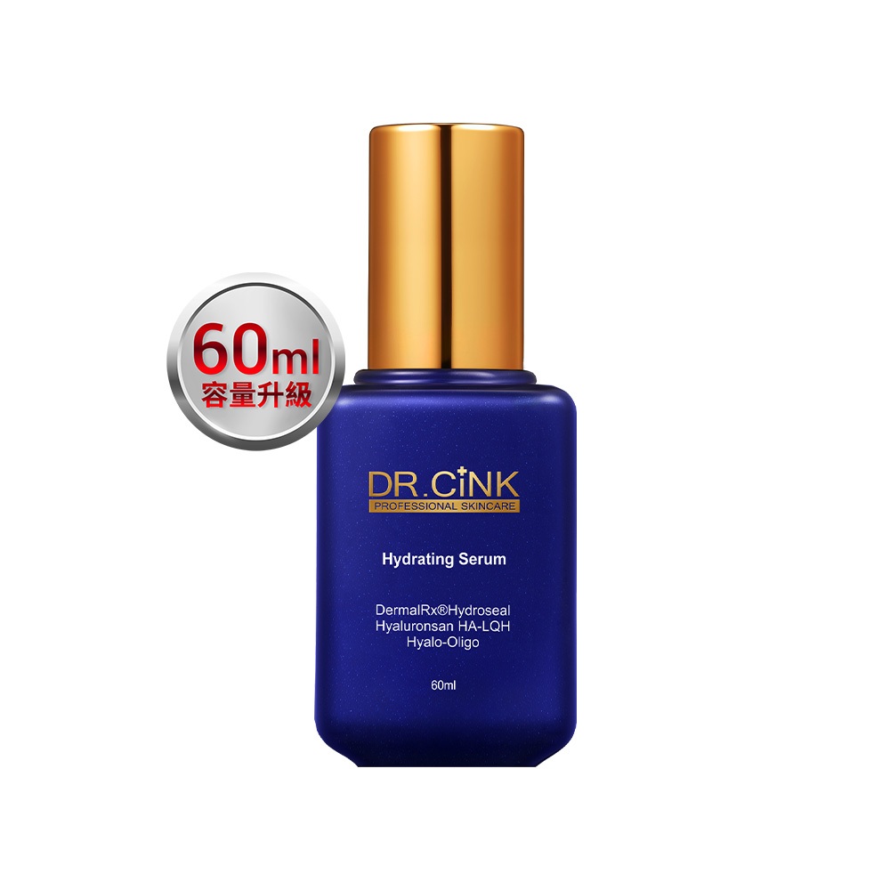 【DR.CiNK 達特聖克】水微晶長效鎖水精華液 60ml 保濕 修護保濕